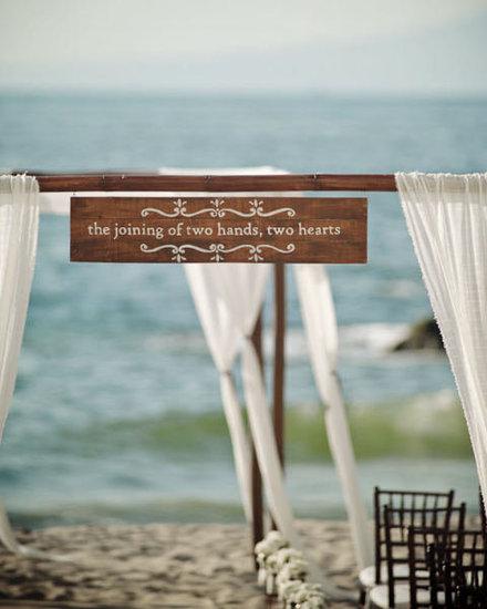 Декор для свадьбы на побережье